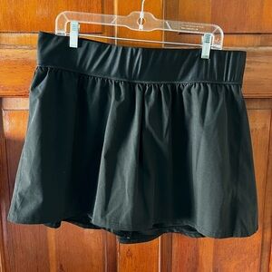Crane Aldi Women’s XL Black Athletic Skort Tennis Golf Running Skirt with Shorts